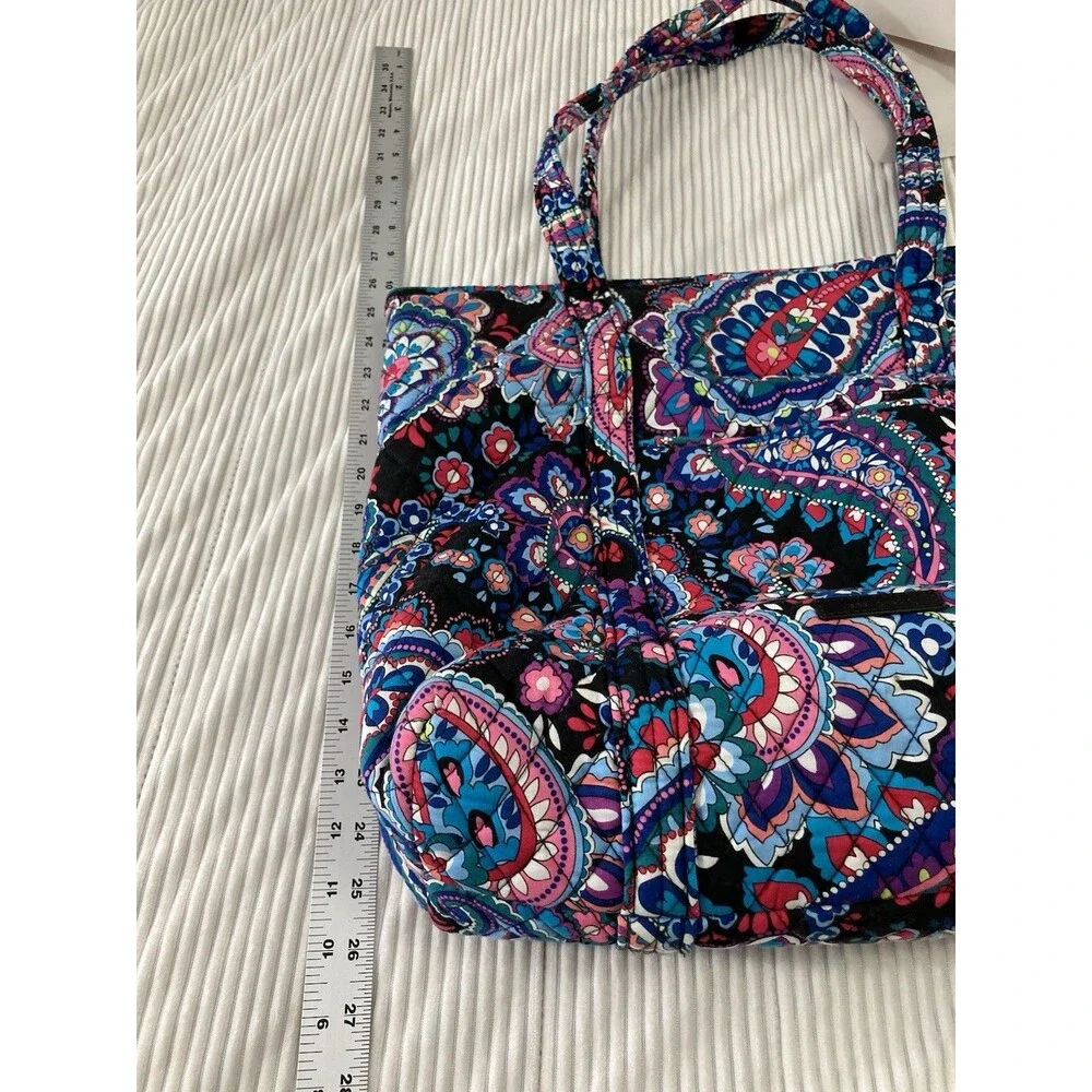 Vera Bradley Glenna Diaper Bag Haymarket Paisley Quilted Floral Tote
